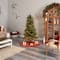 6ft. Pre-Lit Montreal Spruce Artificial Christmas Tree, White LED Lights